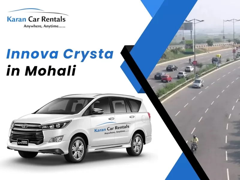 Innova Crysta On Rent In Mohali