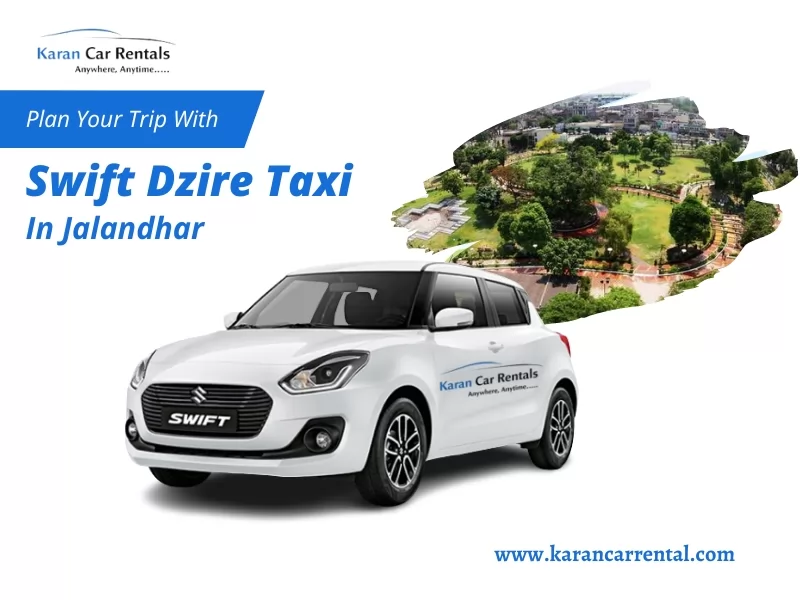 Swift Dzire Taxi in Jalandhar